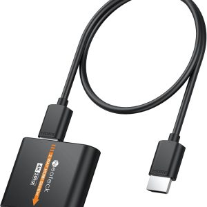 Splitter HDMI Neoteck 1:2 - 4K @ 30Hz, 3D, cablu HDMI de 0,5 m pentru monitoare duale, familii și jucători