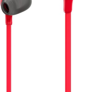 Căști intraauriculare HyperX Cloud Earbuds II cu fir, driver de 14 mm, microfon încorporat, 4 dimensiuni de dopuri pentru urechi, conector de 3,5 mm cu carcasă rigidă pentru consolă PC, dispozitive mobile, roșu