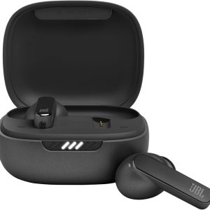 JBL Live Pro 2 TWS - Căști intraauriculare True Wireless impermeabile cu anulare a zgomotului, negre - Până la 40 de ore de redare a muzicii