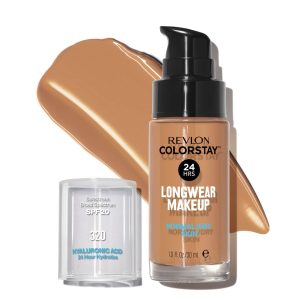 Revlon ColorStay Machiaj de lungă durată pentru ten normal/uscat, SPF 20, 320 Bej Autentic, 30 ml