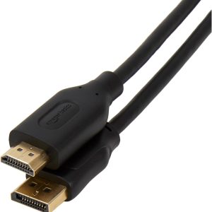 Cablu AmazonBasics DisplayPort la HDMI cu conectori placați cu aur, 3,04 m (10 ft)