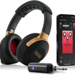 Amplificator wireless pentru căști Positive Grid Spark NEO pentru chitară electrică, acustică și bas, cu suport AI; drivere audio dedicate, ecranare împotriva zgomotului, streaming Bluetooth și aplicație