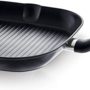 Tigaie grill Fissler Cenit/Aluminium (28 x 28 cm - Pătrată) Tigaie pentru friptură cu strat protector - Inducție