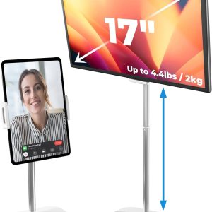 Suport pentru iPad COOPER TabStand de 20 inch pentru birou, suport portabil pentru monitor de până la 17 inch, susține 4,4 lbs suport pentru tabletă desktop suport pentru tabletă suport pentru Apple iPad