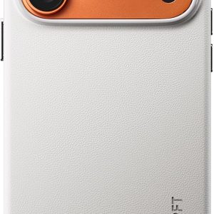 Husă din piele vegană MOFT MOVAS pentru iPhone 17 Pro, carcasă magnetică, moale la atingere, reținerea culorii, rezistentă la pete, ușor de curățat, culoarea Misty Bay