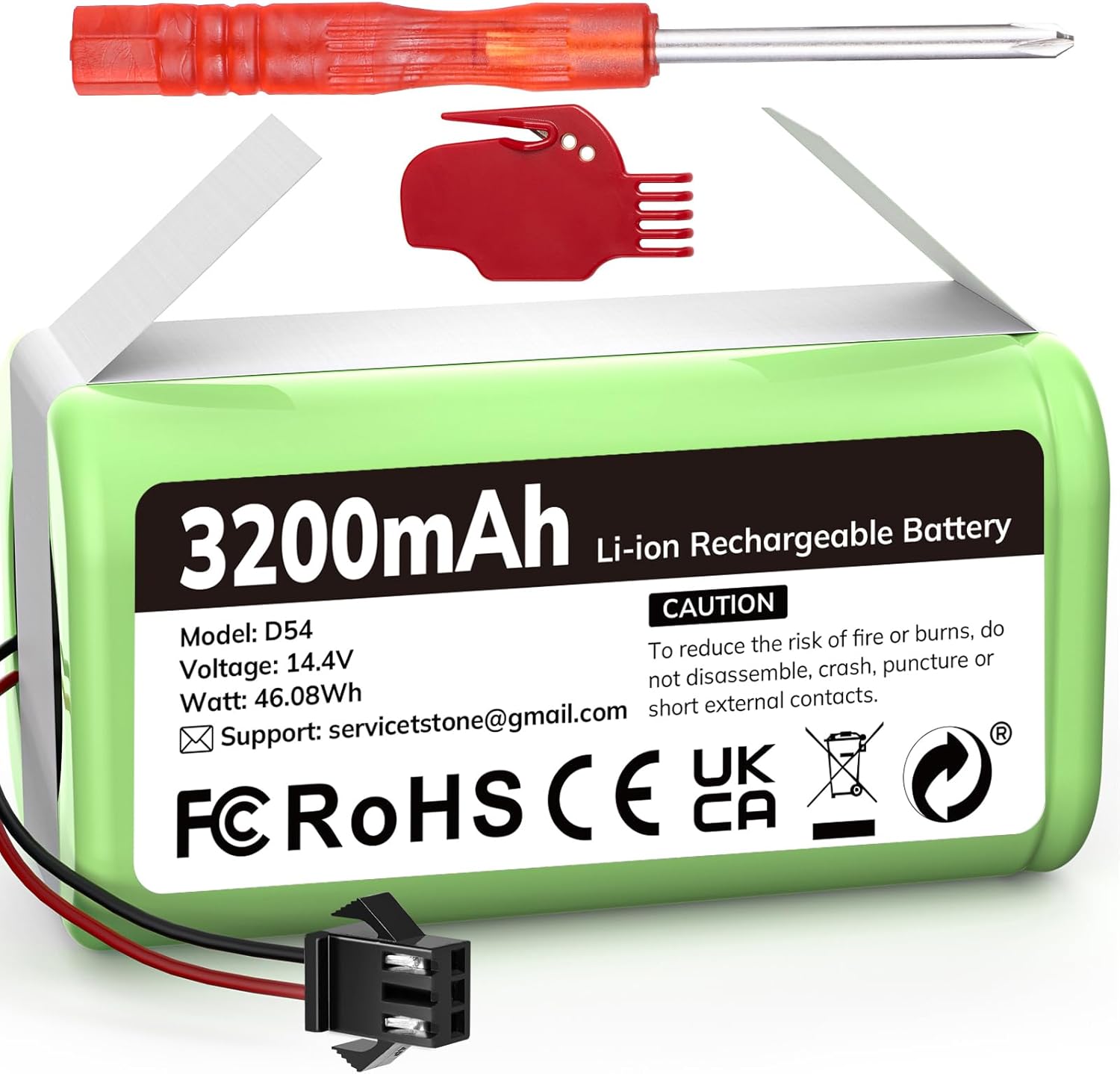 Baterie de schimb 3200mAh pentru Conga Excellence 1090 990 950 1790