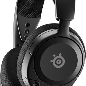 SteelSeries Arctis Nova 1 - Căști de gaming multi-sistem - Driver Hi-Fi - Sunet surround 360° - Pernițe pentru urechi AirWeave din spumă cu memorie - Microfon cu anulare a zgomotului - PC, PS5, Xbox - Negru