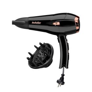 Uscător de păr ionic Babyliss Cordkeeper 2000 D373E, funcție unică de extragere a cablului în mâner, 2000 wați, negru