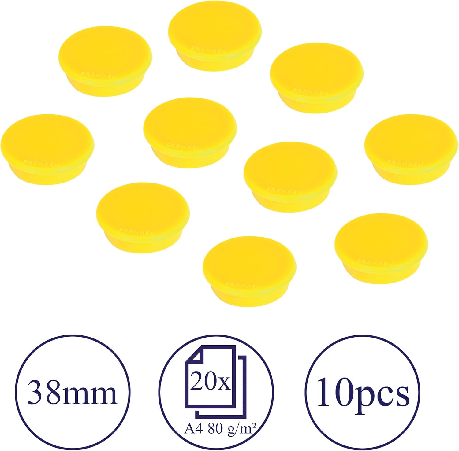Magneți de putere Franken HMS36 01, pachet de 10 - Image 2