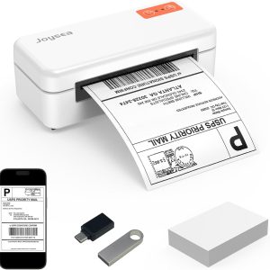 Imprimantă termică Bluetooth Joysea pentru etichete de expediere, 4 x 6 inci, compatibilă cu Android iOS Windows, ideală pentru etichete de colete Amazon în întreprinderi mici și birouri de acasă