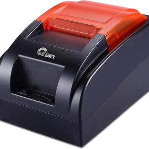 Imprimantă termică mini Qian ANJET58 POS 58mm pentru puncte de vânzare, port USB, compatibilă cu Windows și Linux