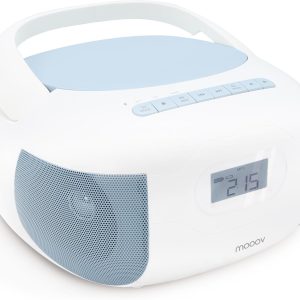 Radio CD player Mooov Celeste Bluetooth, MP3 cu port USB, card Micro SD - Albastru - Mooov 477187