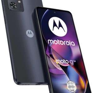 Motorola moto g54 5G (ecran FHD+ de 6,5", cameră duală de 50MP, 8/256GB, 5000mAh, Android 13) albastru închis + husă de protecție [exclusiv Amazon]