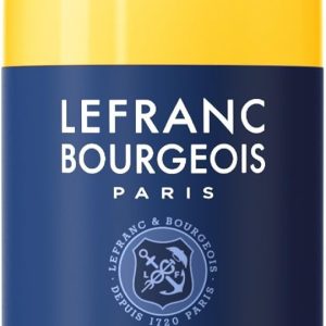Vopsea acrilică fină Lefranc Bourgeois 300420 - Galben primar, sticlă de 750 ml, vopsea acrilică cremoasă, pe bază de apă, uscare rapidă, nu se decolorează, impermeabilă