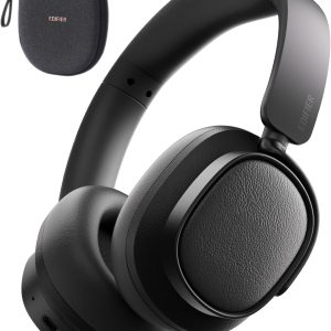 Căști Edifier ES850NB Wireless Over-Ear cu Anulare a Zgomotului, Audio Wireless de Înaltă Rezoluție, LDAC, 92h Durată de Redare, Bluetooth 5.4 și Multipoint, Reducere a Zgomotului prin Apeluri prin AI, Pliabile - Negre