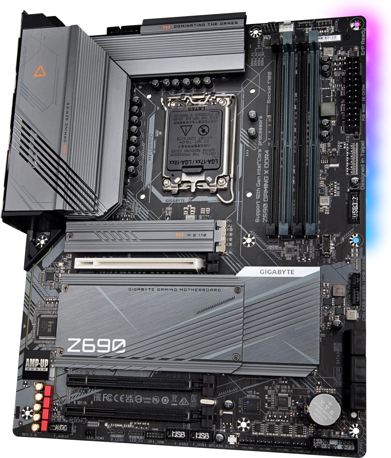 Placă de bază Gigabyte Z690 Gaming X 1700 ATX 4XDDDR4, multicoloră - Image 3