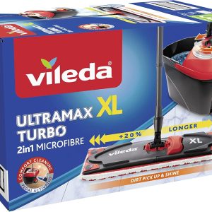 Set complet de mop pentru podele Vileda Ultramat Turbo XL