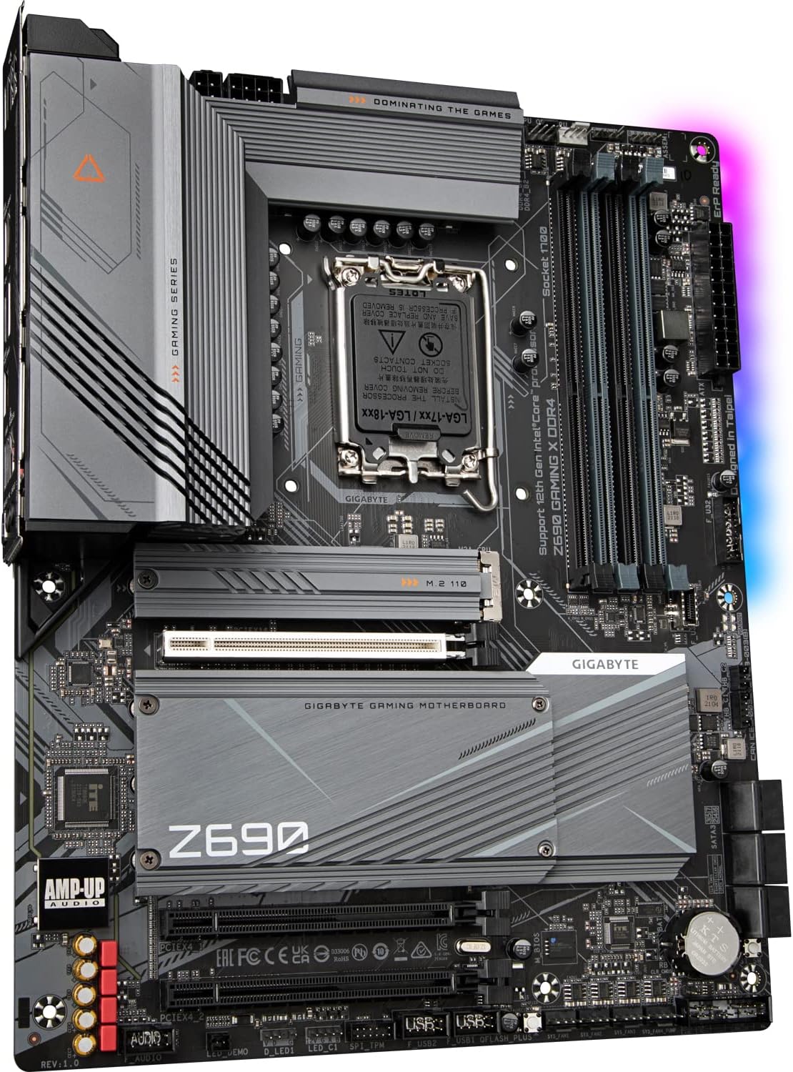 Placă de bază Gigabyte Z690 Gaming X 1700 ATX 4XDDDR4, multicoloră - Image 2