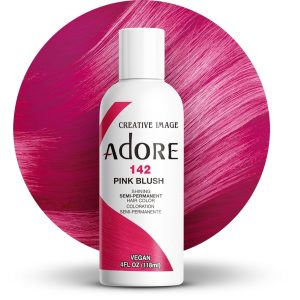 Vopsea de păr semipermanentă Adore Shining, 142 Roz palid