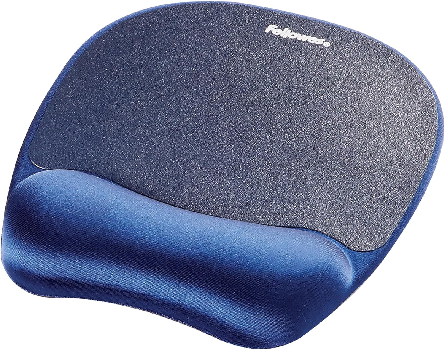 Fellowes Everyday Mouse Pad cu suport pentru încheietura mâinii - Mouse Pad ergonomic pentru computer și laptop, suport ergonomic pentru încheietura mâinii - Albastru