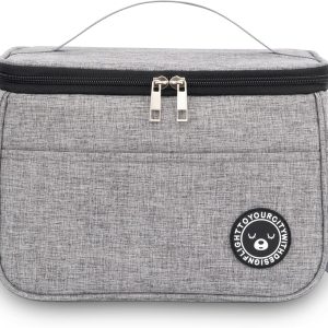 Geantă frigorifică 9 L, geantă de prânz izolată, pliabilă, mică, geantă de prânz, geantă de prânz portabilă pentru serviciu, călătorii, birou, picnic