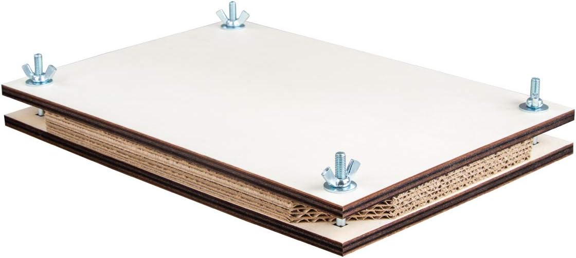 Presă de flori Rayher, naturală, 21 x 30 cm, lemn certificat FSC, presă pentru frunze și flori, presă pentru uscarea florilor, 27000505