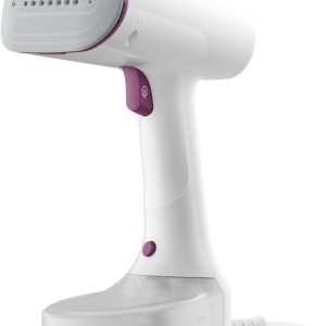 Aparat de călcat cu abur Braun QuickStyle 5 GS5011PU, Tehnologie Dual FreeGlide 3D, Tehnologie FastSteam, Aparat de călcat cu abur, Abur 22 g/min, Rezervor de apă 150 ml, Lungime cablu 2,5 m, Gata în 45 de secunde, 1200 W, Alb/Mov