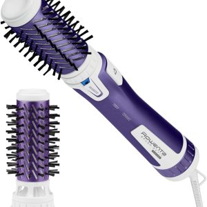 Perie rotativă cu aer cald Rowenta CF9530, volum și strălucire activă, violet