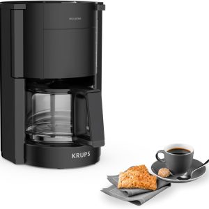 Krups F30901 ProAroma Cafetieră din sticlă, 10 cești, 1.050 W