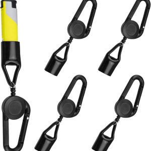 Pachet de 5 suporturi pentru brichetă cu cablu retractabil, lesă pentru brichetă Clipper, accesorii de protecție pentru călătorie, anti-pierdere