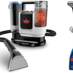 BISSELL SpotClean ProHeat Advanced Carpet Cleaner 1125W 3924N | Aspirator umed și aspirator de spălare, curățare compactă multi-suprafețe, puternic împotriva petelor, cu cablu