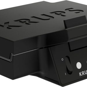 Krups FDK 451 Prăjitor de pâine sandwich (platou pentru pâine prăjită de 850 wați, 25 x 12 cm), negru