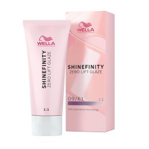 Wella Professionals Shinefinity Glaze – Vopsea delicată pentru păr – semipermanentă, cu pH neutru și fără amoniac – Pentru o strălucire naturală timp de până la 20 de spălări – vegană – 09/61 Cool Iced Platinum – 60ml
