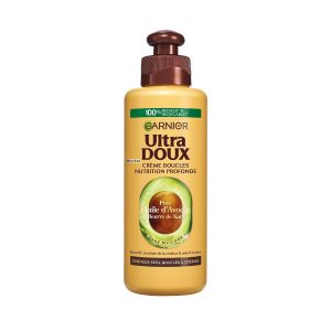 Garnier Ultra Doux cu ulei de avocado și unt de shea - cremă fără clătire pentru păr creț 200 ml