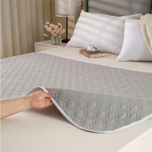 Pachet de 2 absorbante lavabile pentru incontinență 80 x 120 cm, saltea pentru incontinență impermeabilă pentru copii și seniori, protecție pentru saltea absorbantă și respirabilă, absorbantă pentru spital / pentru animale de companie