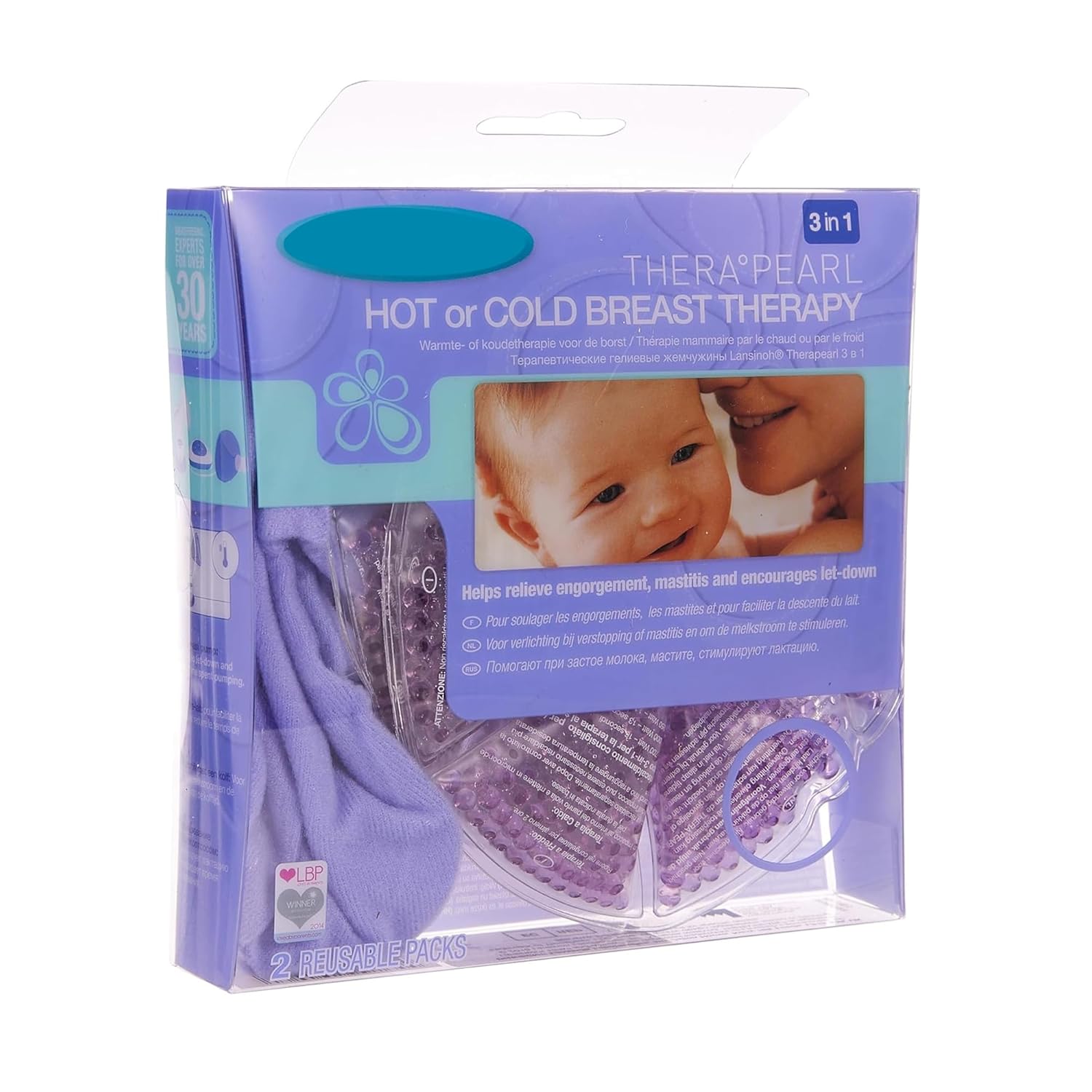 Lansinoh Therapearl Terapie Calmantă 3 în 1 pentru Sâni - Image 3