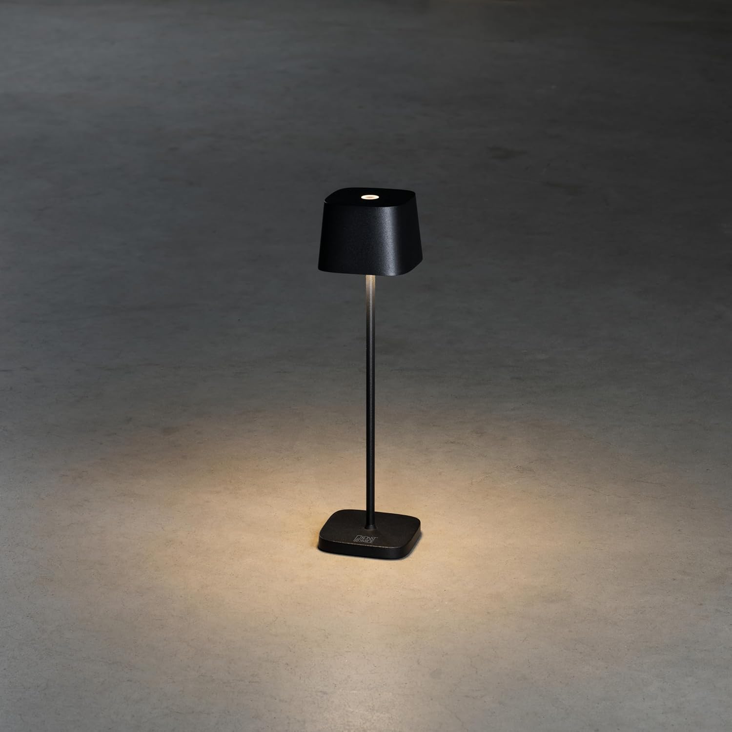 Lampă de masă cu baterii Konstsmide Capri Mini 7829-750, neagră, interior/exterior, 7 x 20 x 7 cm - Image 3