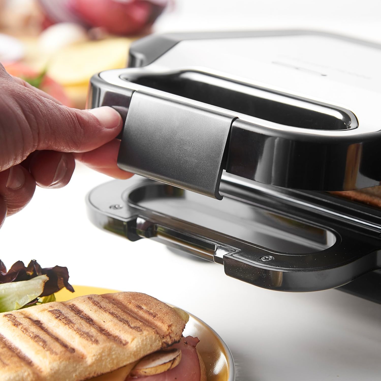 Russell Hobbs Creations 26810-56 Aparat de sandvișuri multifuncțional 3 în 1, aparat de vafe, grătar de contact (se poate spăla în mașina de spălat vase, înveliș antiaderent și farfurii extra adânci, fără BPA) - Image 5