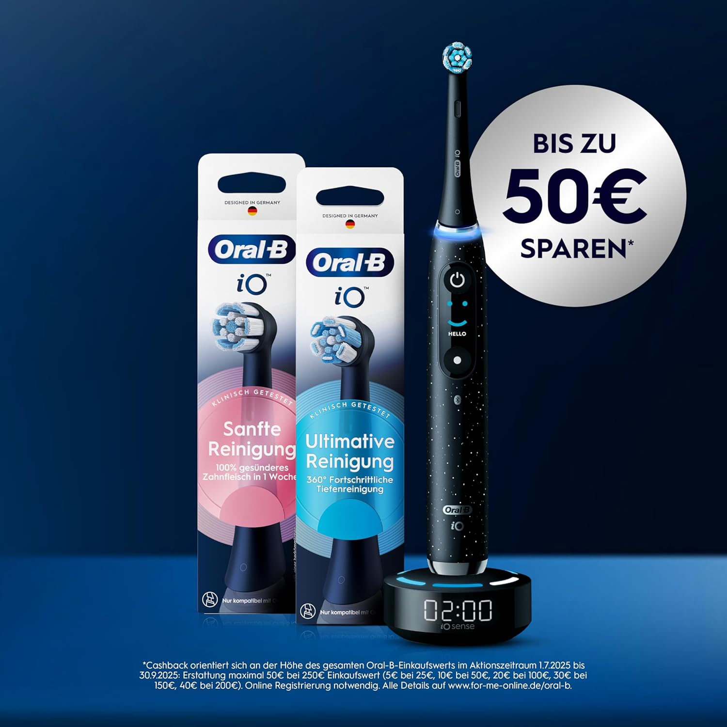 Oral-B Pulsonic Clean - Capete de periuță de dinți de schimb originale pentru periuțele de dinți sonice - Capete de periuță, Atașament pentru periuță de dinți și Periuțe de schimb pentru periuța de dinți sonică Oral-B, Ambalaj tip cutie poștală - Image 2