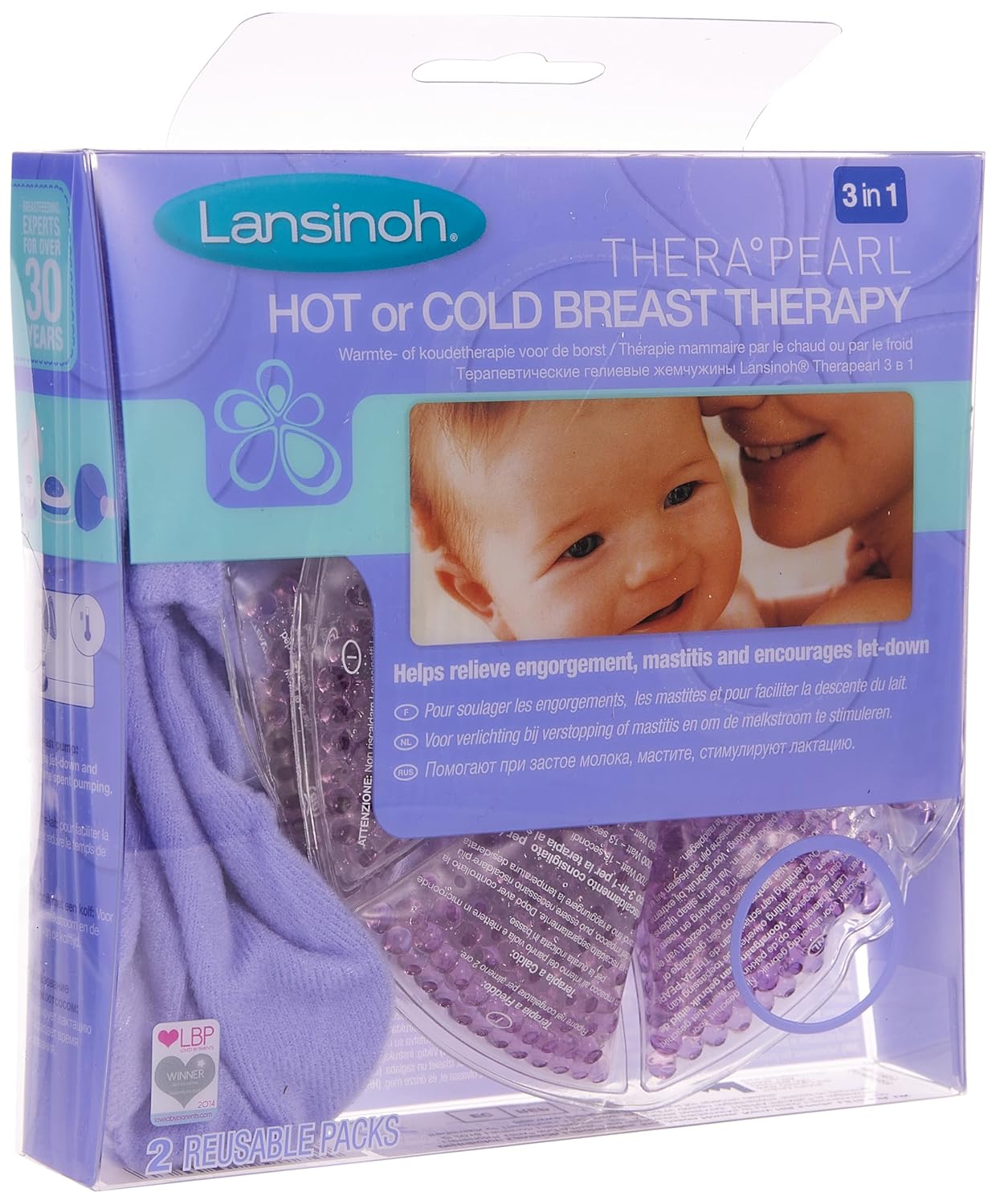 Lansinoh Therapearl Terapie Calmantă 3 în 1 pentru Sâni - Image 2
