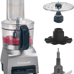 Robot de bucătărie multifuncțional Cuisinart FlexPrep de 1,1 L: Tocare, răzuire, pasare, mixare, lamă din oțel inoxidabil, disc reversibil și tel, sistem BladeLock, funcționare cu un singur buton și funcție puls